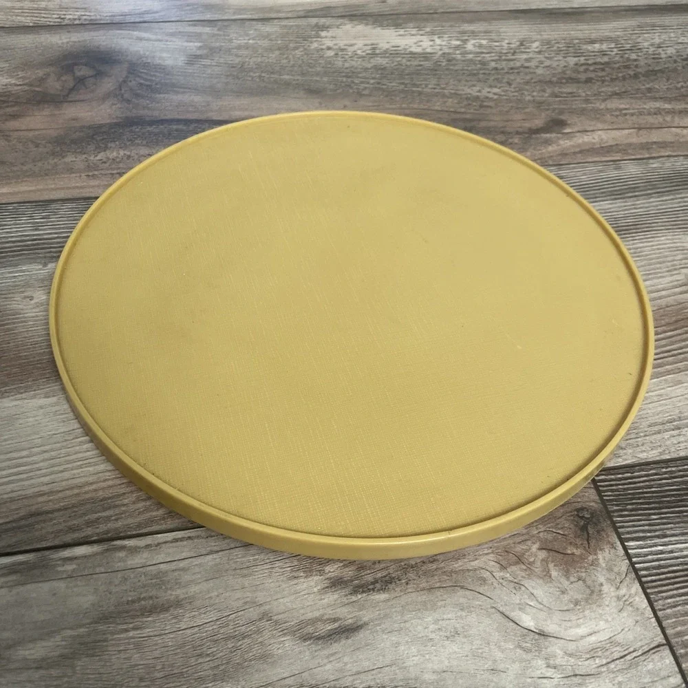 Vintage Rubbermaid Yellow Spices Lazy Susan 10